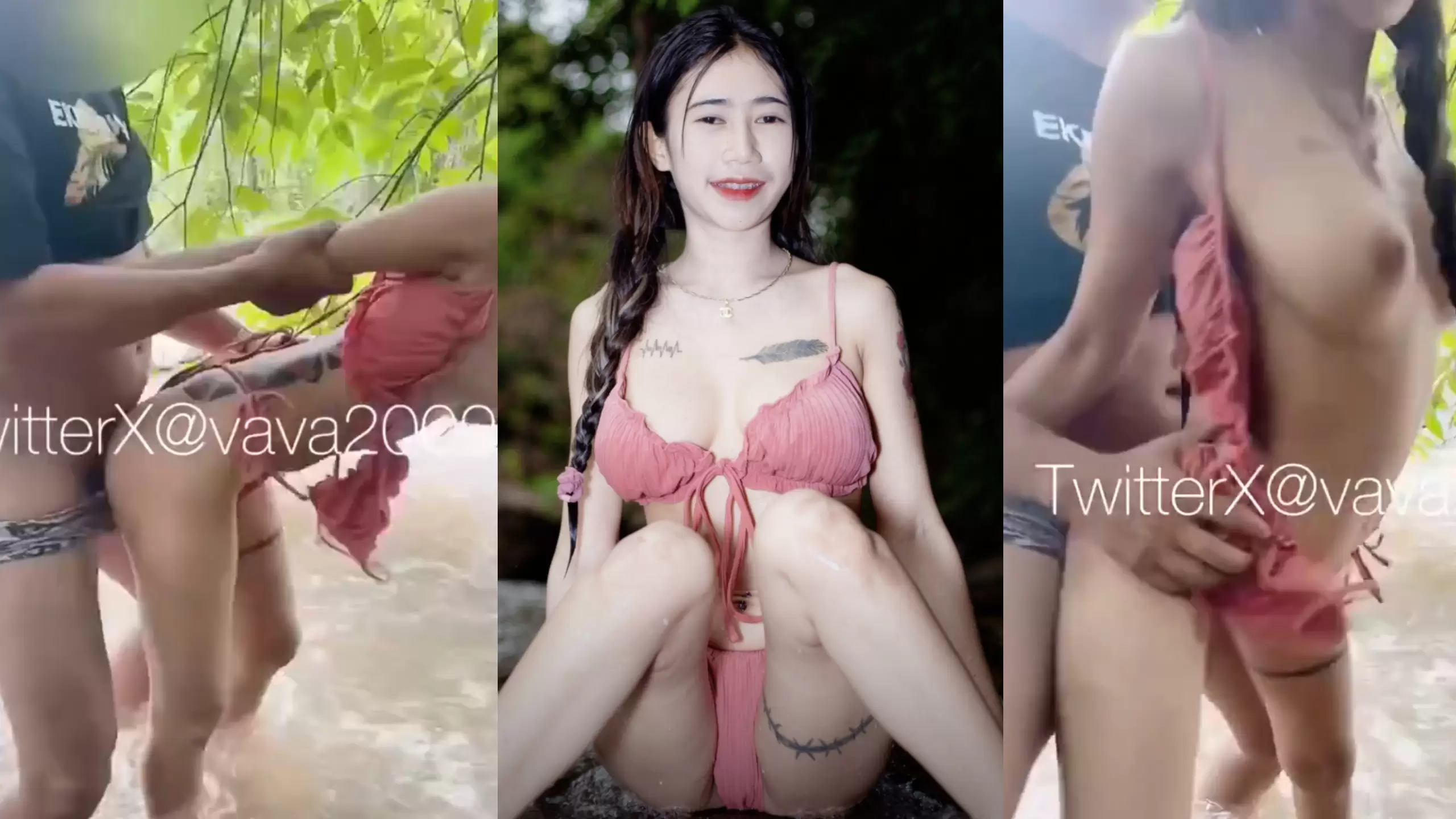 คลิปหลุด onlyfans vava2009ss น้องวาวาตัวตึงน้ำตก ไปเล่นน้ำทีไรเป็นทีต้องปล่อยน้ำตลอด บอกเลยงานนี้เเอ่นให้เย็ดสุดโคลน ร้องลั่นป่าโคตรเสียว